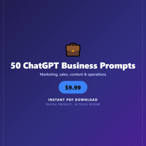 50 ChatGPT Business Prompts (PDF)