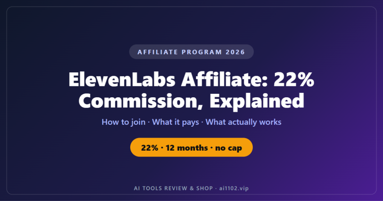 ElevenLabs Affiliate Program 2026: How It Works, Commissions, and Real Tips