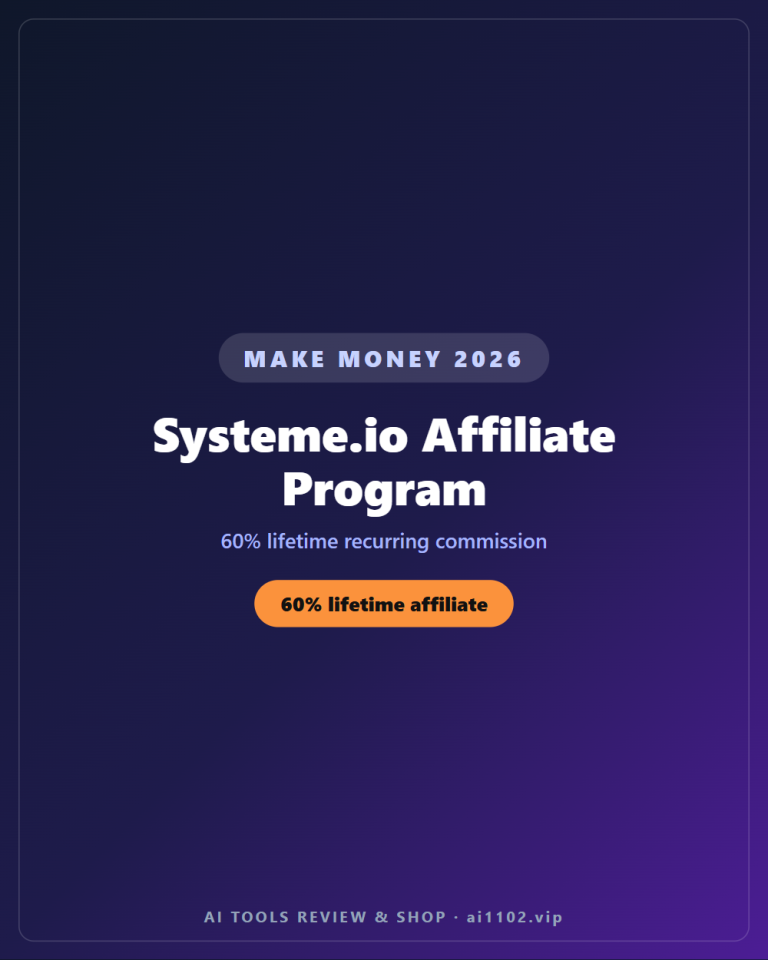 Systeme.io Affiliate Program: 60% Lifetime Commission Explained