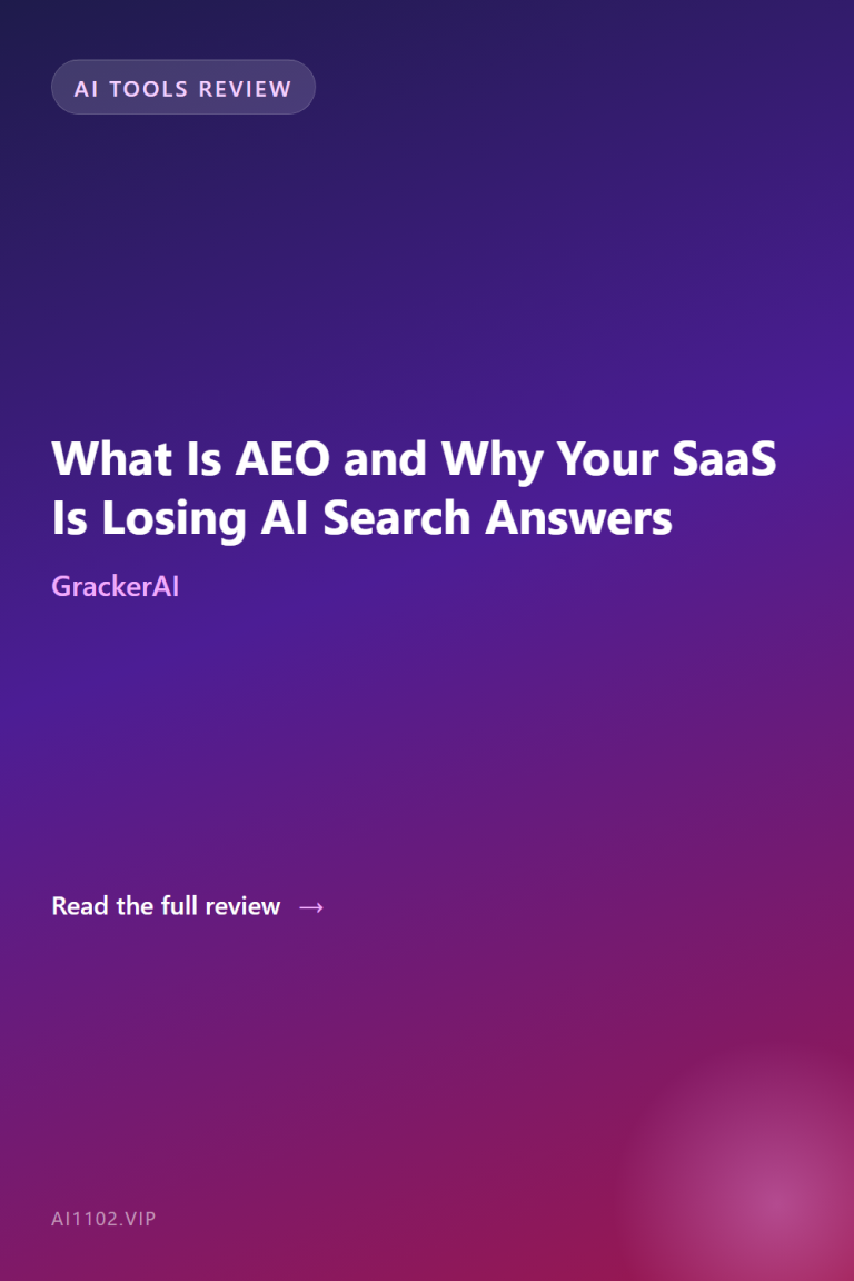 What Is AEO and Why Your SaaS Is Losing AI Search Answers